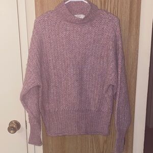 ONLY Women's Mauve Turtleneck Sweater
